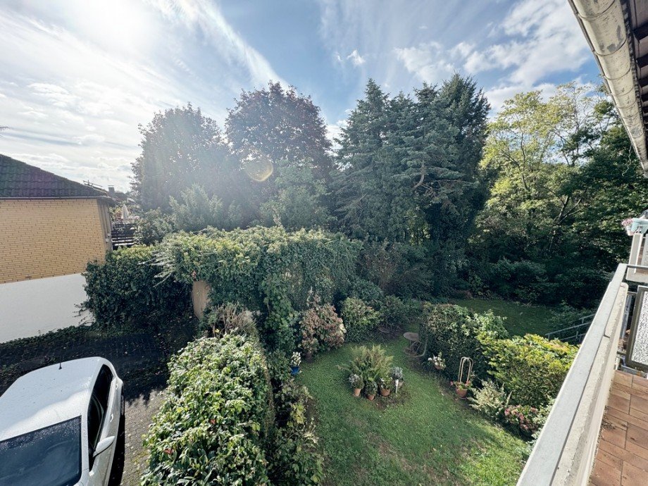 Blick vom Balkon Dachgeschosswohnung Bad Villbel