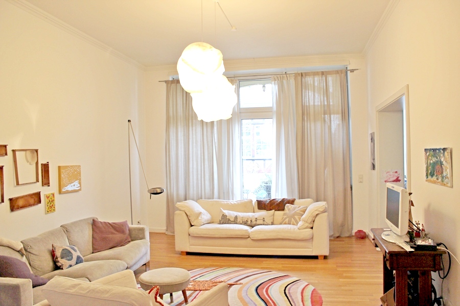 Wohn- / Esszimmer Ansicht 1 Etagenwohnung Frankfurt/Main