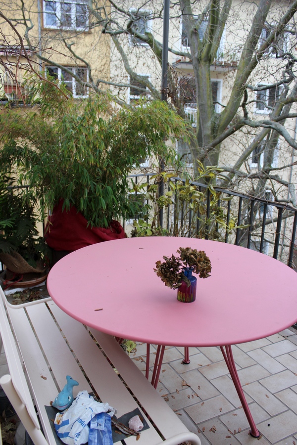 hintere Balkon Etagenwohnung Frankfurt/Main