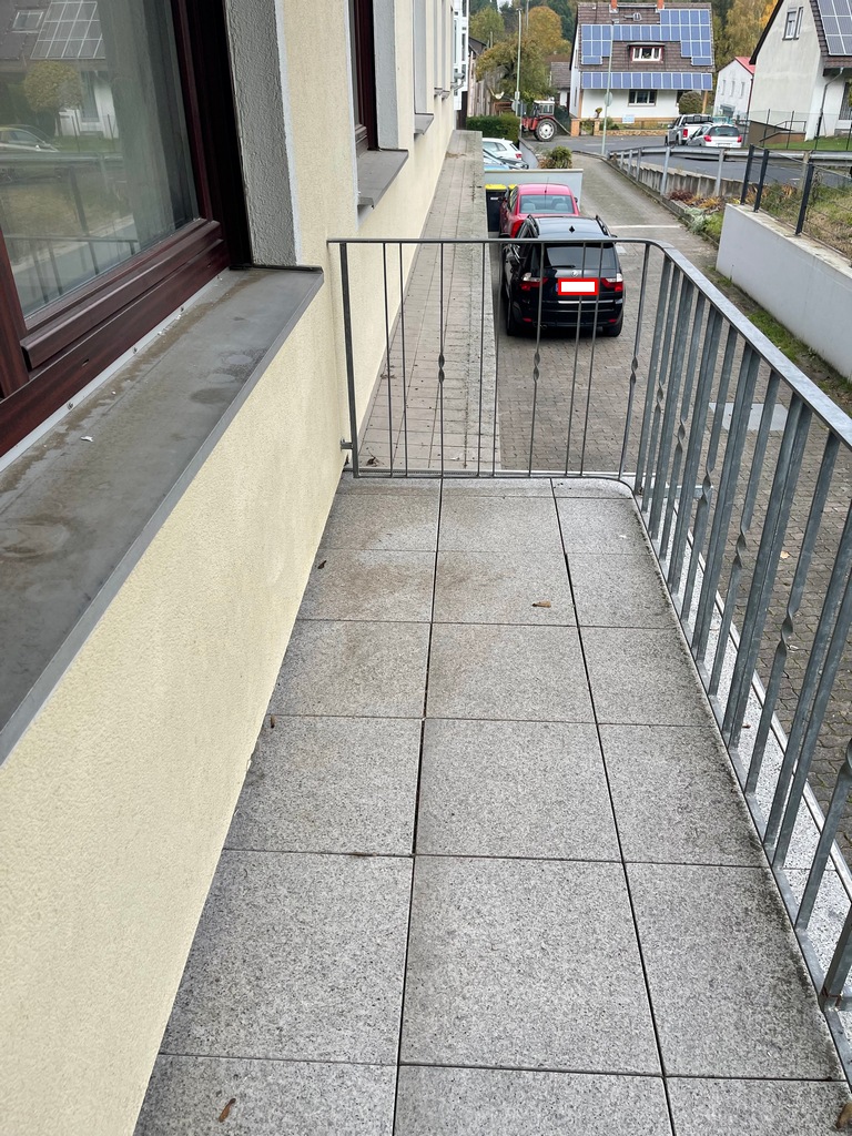 Balkonansicht 1 Etagenwohnung Karben